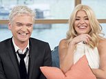 EDITORIAL USE ONLY. NO MERCHANDISING
 Mandatory Credit: Photo by Ken McKay/ITV/REX/Shutterstock (5550885as)
 Phillip Schofield and Holly Willoughby
 'This Morning' TV show, London, Britain - 21 Jan 2016