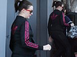 Anne Hathaway Slips Out of Her Gym in an Adidas Jacket\n\nPictured: Anne Hathaway\nRef: SPL1215190  250116  \nPicture by: All Access Photo\n\nSplash News and Pictures\nLos Angeles: 310-821-2666\nNew York: 212-619-2666\nLondon: 870-934-2666\nphotodesk@splashnews.com\n
