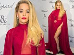 PARIS, FRANCE - JANUARY 25:  Rita Ora attends the Ralph & Russo and Chopard dinner during part of Paris Fashion Week on January 25, 2016 in Paris, France.  (Photo by Samir Hussein/WireImage)
