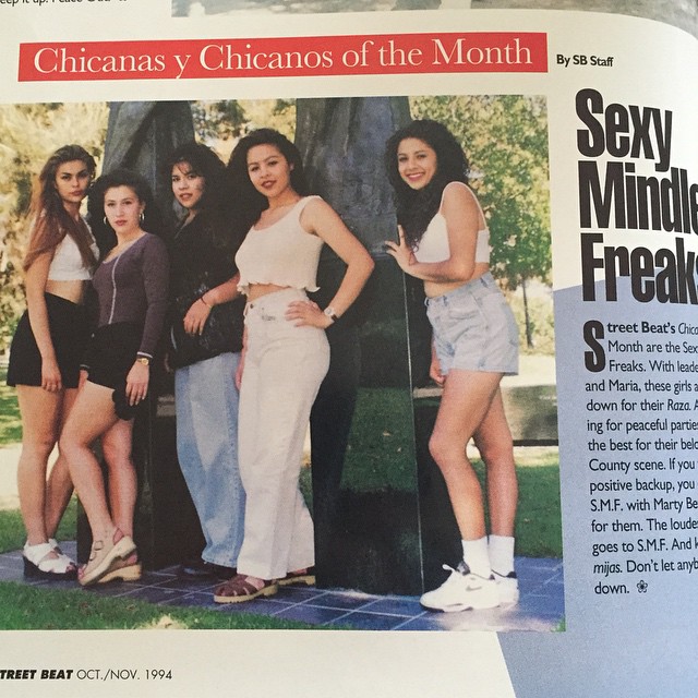 Just received a copy of 1994 #StreetBeatMagazine in the mail and its 🔥 #ChicanasOfTheMonth 💋✨📟 #ORANGECOUNTY and #EastLos are featured 🌹