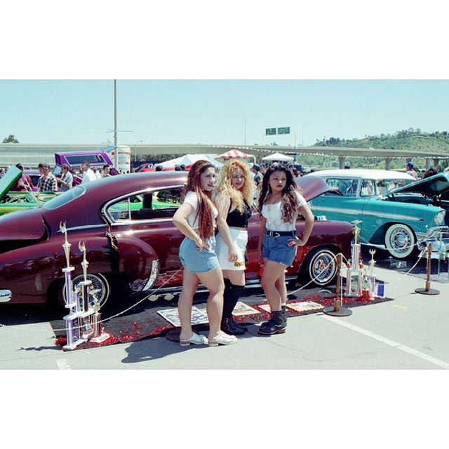 Shoutout to the raza in beautiful #SanDiego ✨ #LowriderMag #CarShow #1995 #California