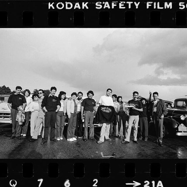 #MonteCristoCC, Boyle Heights, #LosAngeles (#Calif.)
Members of the Monte Cristo car club display their vehicles on a rainy day in #BoyleHeights
Date:
July 24, 1983
East Los Angeles (Calif.)
Monte Cristo Car Club
Physical Description:
1 photograph : b&w negative ; 35 mm
Contributing Institution:
UCLA, Library Special Collections