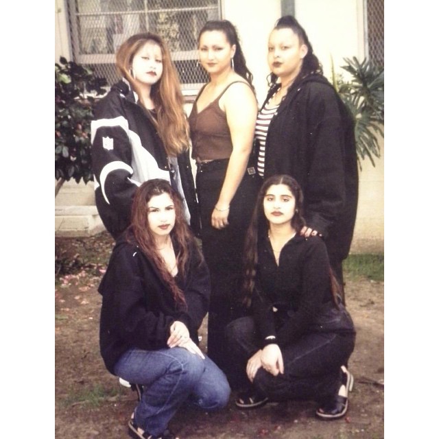 #starterjackets are so badass #cholas #califas #rucas #girlhood #90s always #TBT here #homegirls