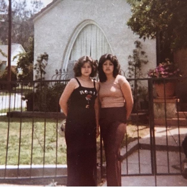 Rosie and her homegirl Della #MontereyPark 1979 on their way to a car show