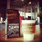 Handsome Coffee Roasters - My new downtown LA boyfriend...he's tall, dark, and HANDSOME - Los Angeles, CA, United States
