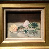 de Young - Another favourite from the special exhibition: Edouard Manet, Two Roses on a Tablecloth (1882-1883). - San Francisco, CA, United States