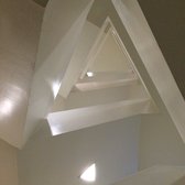 Guggenheim Museum - Triangles in Frank Lloyd wrights design. - New York, NY, United States