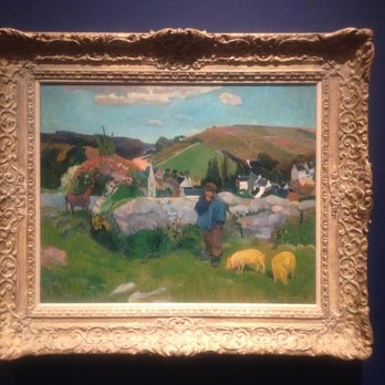 Los Angeles County Museum of Art - "The Swineherd" 1888 
by Paul Gauguin
From Van Gogh to Kandinsky Expressionism (Special Exhibit) - Los Angeles, CA, United States