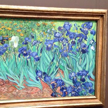 The Getty Center - Irises by Van Gogh - Los Angeles, CA, United States