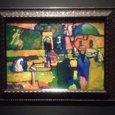 Los Angeles County Museum of Art - "Arabian Cemetery," 1909 
by Wassily Kandinsky 
From Van Gogh to Kandinsky Expressionism (Special Exhibit) - Los Angeles, CA, United States