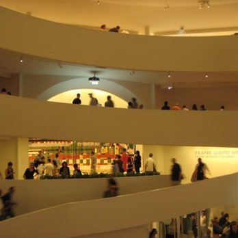Guggenheim Museum - @ the FLW exhibit - New York, NY, United States