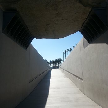 Los Angeles County Museum of Art - Under Levitated Mass - Los Angeles, CA, United States