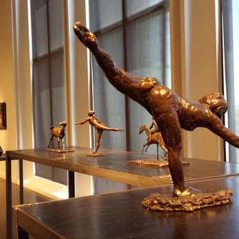 Los Angeles County Museum of Art - Ballerina sculptures by Degas - Los Angeles, CA, United States
