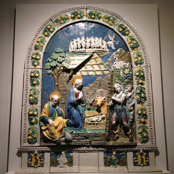 Los Angeles County Museum of Art - Buglioni, "The Buonafede Nativity" - Los Angeles, CA, United States