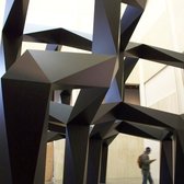 Los Angeles County Museum of Art - Tony Smith; Smoke; 1967, fabricated 2005; painted aluminum - Los Angeles, CA, United States