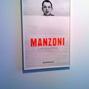 Gagosian Gallery - Manzoni - New York, NY, United States