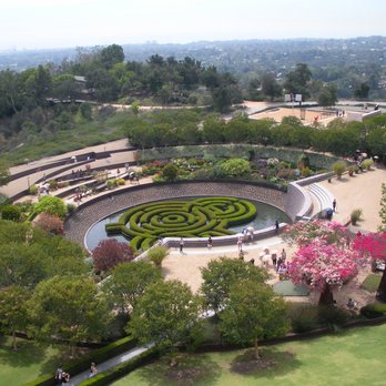 The Getty Center - maze garden - Los Angeles, CA, United States