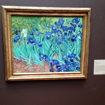 The Getty Center - Van Gogh's Irises on display at the Getty. - Los Angeles, CA, United States