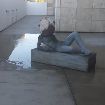 Los Angeles County Museum of Art - Pierre Huyghe's the bee lady or something. Her head is a bee hive and she is gorgeous. - Los Angeles, CA, United States