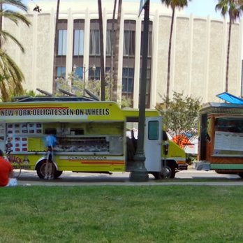 Los Angeles County Museum of Art - Food trucks across the street - Los Angeles, CA, United States