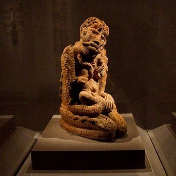 de Young - Maternity Scene, 1100-1400. Unidentified Artist - Djenne, Inland Niger River - San Francisco, CA, United States