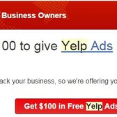 Yelp - Don't hold your breath.  The code doesn't work.  Just a way to get you to contact them so they can try to up-sell you ad buys. - San Francisco, CA, United States