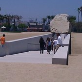 Los Angeles County Museum of Art - The Levitated Mass exhibit - Los Angeles, CA, United States