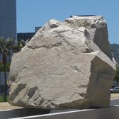 Los Angeles County Museum of Art - "Levitated Mass" north. - Los Angeles, CA, United States