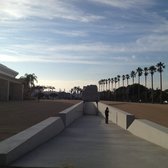 Los Angeles County Museum of Art - Levitated Mass on a Beautiful Thursday - Los Angeles, CA, United States