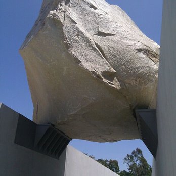 Los Angeles County Museum of Art - Underneath the boulder - Los Angeles, CA, United States