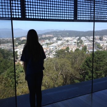de Young - overlooking the city at the top of the Hamon Observation Tower . . . best of all, it's free!!! - San Francisco, CA, United States