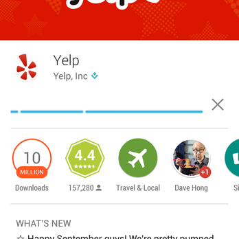 Yelp - Yelp mobile application for Android phones - San Francisco, CA, United States