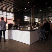 Handsome Coffee Roasters - Payment area with adjacent bar seats - Los Angeles, CA, United States