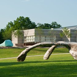 Hessel Museum Of Art - Exterior with Wishbone Sculpture - Annandale-on-Hudson, NY, United States
