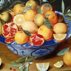 The Getty Center - Still Life with Lemons, Oranges and a Pomegranate (Jacob van Hulsdonck - 1620) - Los Angeles, CA, United States